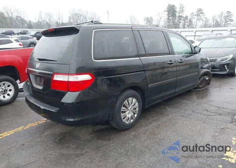 2007 Honda Odyssey Lx из США, поврежденный, VIN 5FNRL382X7B101726